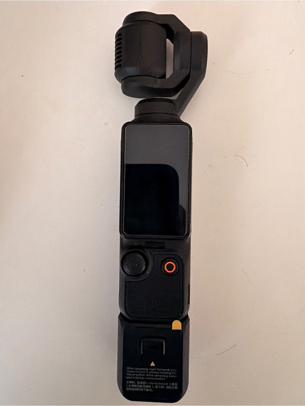 DJI Black Handheld Gimbal Camera with Built-in Screen